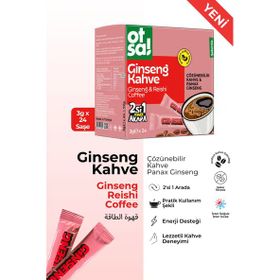 Otsa 3 gr Ginseng Reishi Stick Kahve (24 adet)