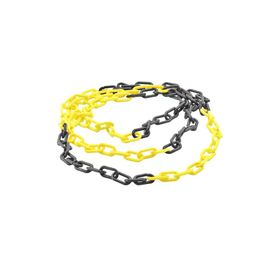 Otto 6668/SS Siyah Sarı 8 mm 100 mt Plastik Zincir