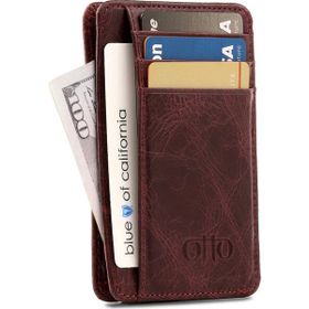 Otto OT115 Bordo Deri Erkek Kartlık