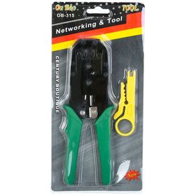 Oubao OB-315 Rj-45/ Rj-11/ Rj-12 Jack Sıkma Pensesi Kablo Soyucu