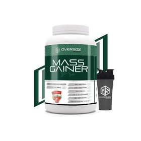 Oversize Sports Mass Gainer Pro Çilek 3000 gr 30 Servis Sporcu Takviyesi