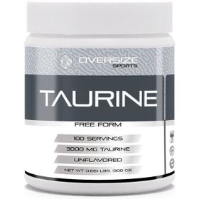 Oversize Sports Taurine 300 gr 100 Servis Sporcu Takviyesi