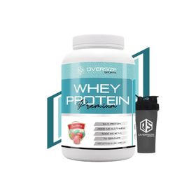 Oversize Sports Whey Protein Premium Çilek 2380 gr 72 Servis Protein Tozu