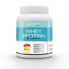 Oversize Sports Whey Protein Premium Muz 1170 gr 35 Servis Protein Tozu