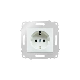 Ovivo Beyaz Çerçevesiz Çocuk Korumalı Topraklı Priz