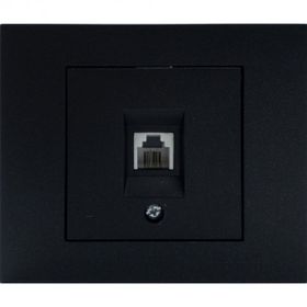Ovivo Cat3 Grano Siyah Nümeris Çerçeveli Telefon Prizi