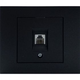 Ovivo Cat3 Grano Siyah Nümeris Çerçeveli Telefon Prizi