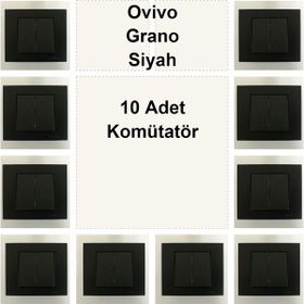 Ovivo Grano 10 Adet Siyah Anahtar