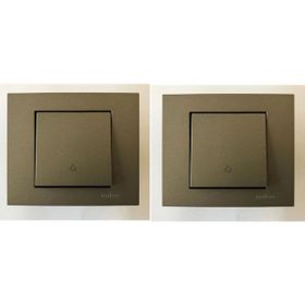 Ovivo Grano Antrasit Light Anahtarı + Çerçeve