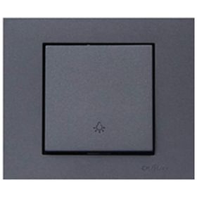 Ovivo Grano Füme Çerçeveli Light Anahtarı