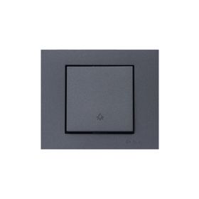 Ovivo Grano Füme Çerçeveli Light Anahtarı