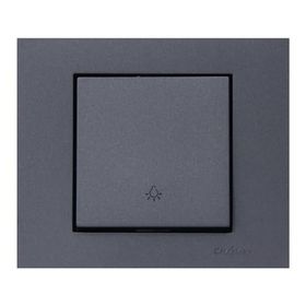 Ovivo Grano Füme Çerçeveli Light Anahtarı