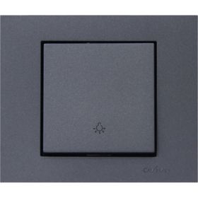 Ovivo Grano Füme Çerçeveli Light Anahtarı