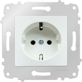 Ovivo Grano Natural Beyaz Renk Çerçeve Dahil 6 Adet Topraklı Priz