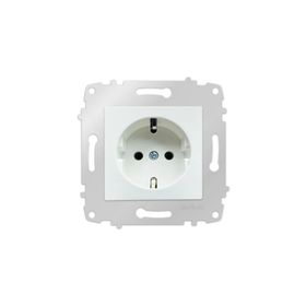 Ovivo Grano Natural Beyaz Renk Çerçeve Hariç 1 Adet Topraklı Priz