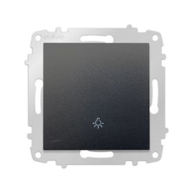 Ovivo Grano Siyah Light Çerçevesiz 20 Adet Zil Anahtarı