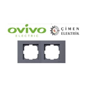 Ovivo Mina Füme İkili Çerçeve