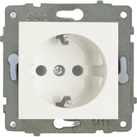 Ovivo M+K 5 Adet Beyaz Topraklı Priz