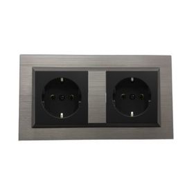 Ovivo Quantum Bakır Renk Topraklı + Topraklı Priz İkili Set