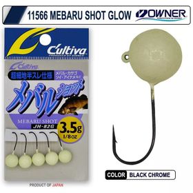 Owner 11566 Cultiva Mebaru Shot Glow Jighead
