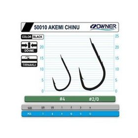 Owner 50010 No:2 Siyah Tırnaklı Yem Olta İğnesi