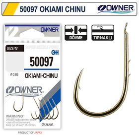Owner 50097 3 Altın Sarısı Tırnaklı Olta İğnesi