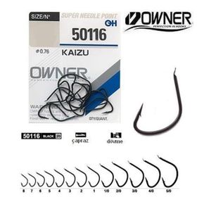 Owner 50116 4 Yarı Cırcle Çember Olta İğnesi