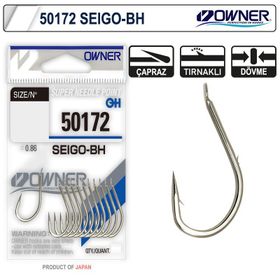 Owner 50172 12 Beyaz Tırnaklı Yem Olta İğnesi