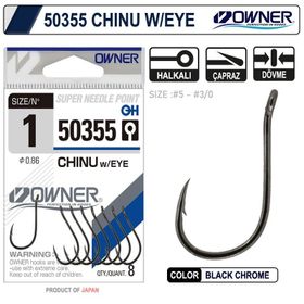 Owner 50355 Chinu W/Eye Gun Black İğne