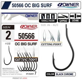 Owner 50566 Cut Big Surf Gun Black İğne