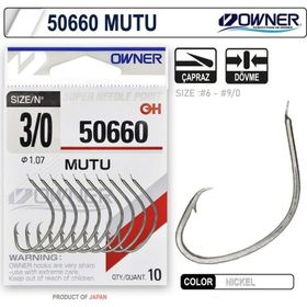 Owner 50660 NO-2 Mutu Circle Çember Beyaz İğne