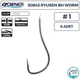 Owner 50843 8 Beyaz Tırnaklı Olta İğnesi