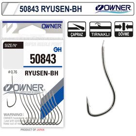 Owner 50843 No:1-0 Beyaz Tırnaklı Olta İğnesi