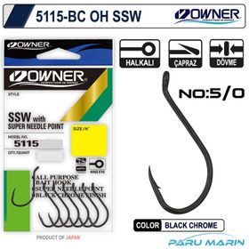 Owner 5115 No:5-0 Siyah Nikel Olta İğnesi