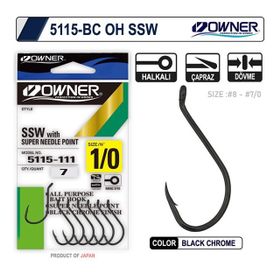 Owner 5115 Oh Ssw Black Chrome İğne