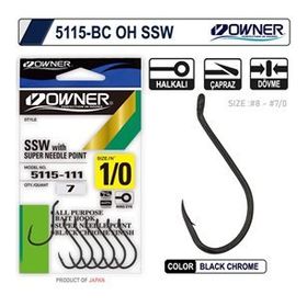 Owner 5115 Oh Ssw Black Chrome İğne