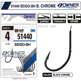 Owner 51440 3-0 Seigo-BH Black Chrome İğne