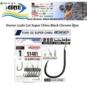 Owner 51481 Cut Super Chinu Black Chrome İğne