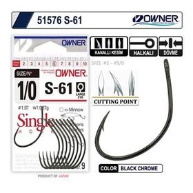 Owner 51576 S-61 Black Chrome İğne