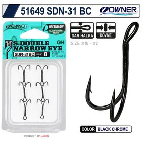 Owner 51649 SDN-31 Black Chrome İkili Japon İğne