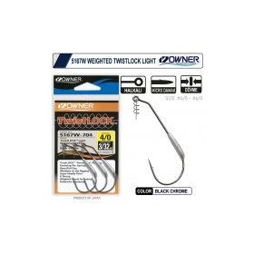 Owner 5167W Weighted Twistlock Light Black Chrome İğne