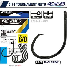 Owner 5174 No:5-0 Tournament Mutu Black Chrome İğne