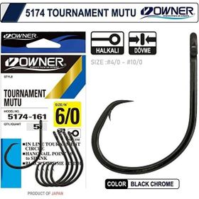 Owner 5174 No:5-0 Tournament Mutu Black Chrome İğne