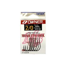 Owner 5177 No:8 Mosquito Hook Black Chrome Sinek İğne
