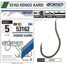 Owner 53162 Kengo Karei S. Green Japon İğne