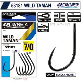 Owner 53181 Wild Taman Black Chrome İğne