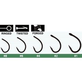 Owner 53263 C-3 Carp Tsuyoshi Black Chrome Sazan Olta İğnesi