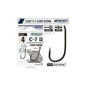 Owner 53267 C-7 Carp Down Black Chrome Sazan İğnesi
