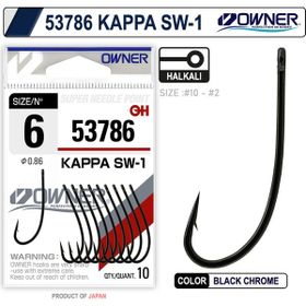 Owner 53786 2 Kappa SW-1 Black Chrome İğne