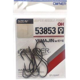 Owner 53853 8 Dövme Çapraz Delikli Olta İğnesi